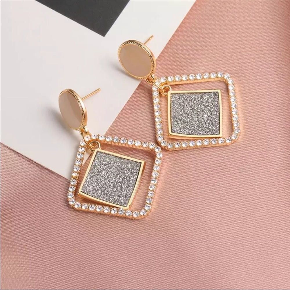 Geometric Gold Earrings